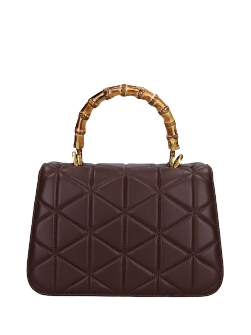 Stitch & Spoon leather bag LA CARRIE | 142P-GA-137-LEAMARRONE SCURO